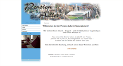 Desktop Screenshot of pension-adler-kl.de